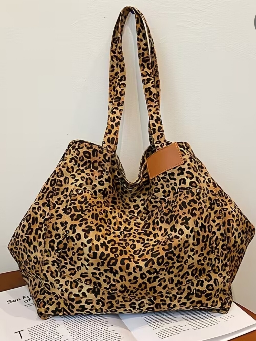 Fashion Leopard Print Tote Bag